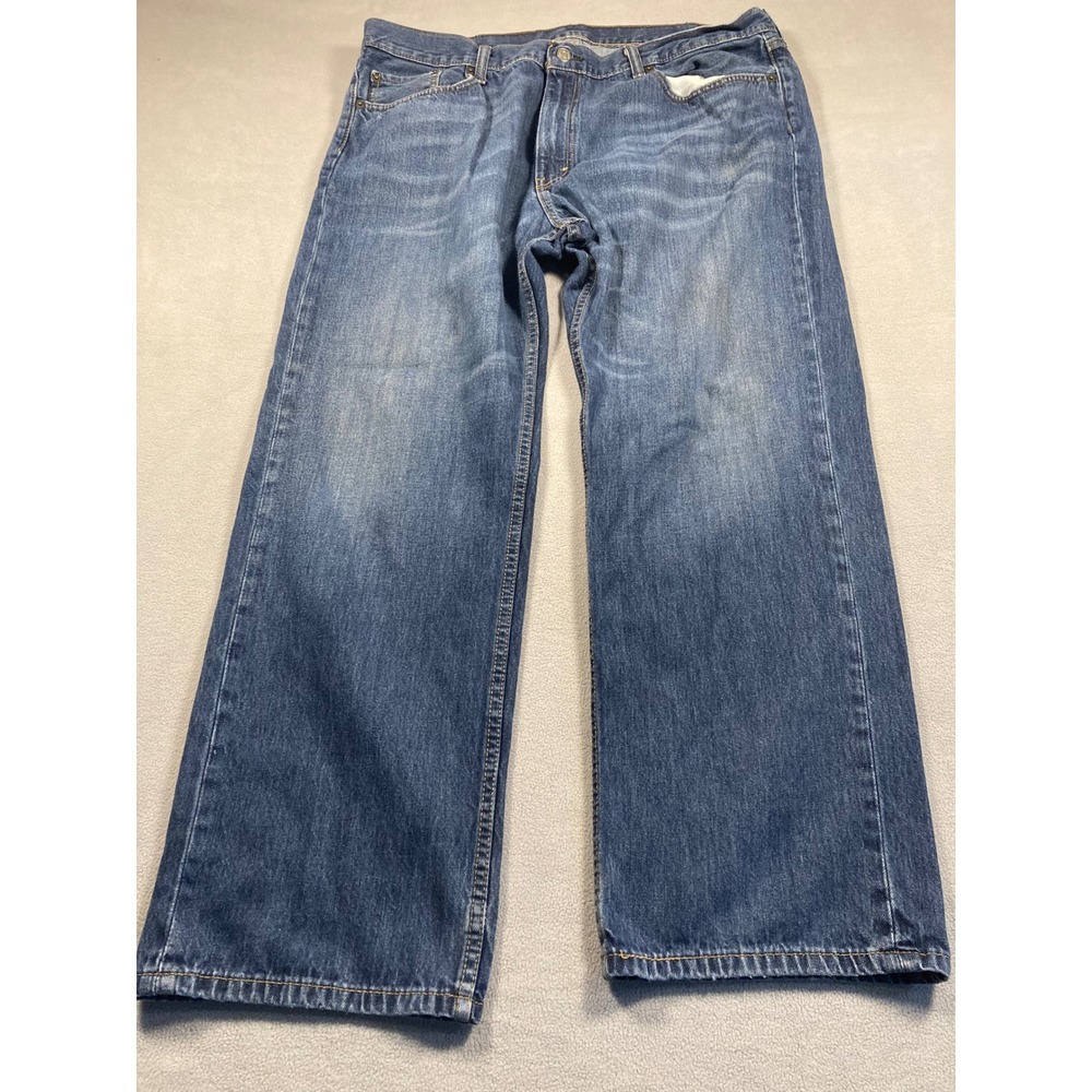 Levi's Jeans Mens 40 Blue Relaxed Straight 559 Medium Wash